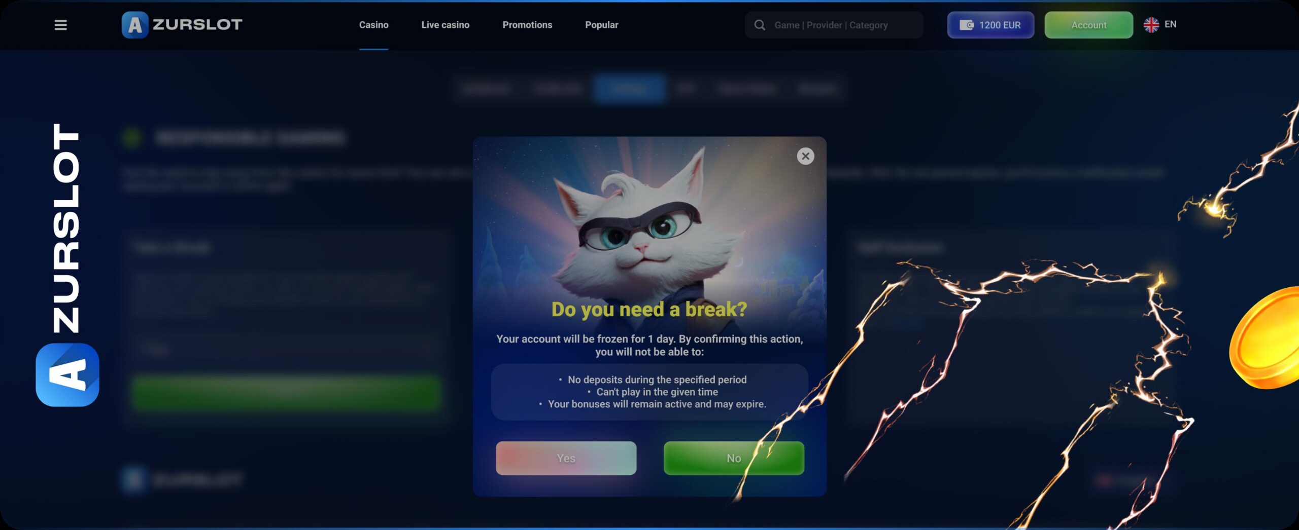 Azur Slot Website